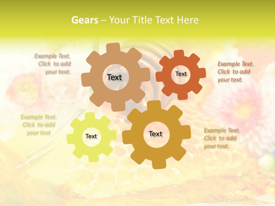 Pouring Nutrition Wax PowerPoint Template