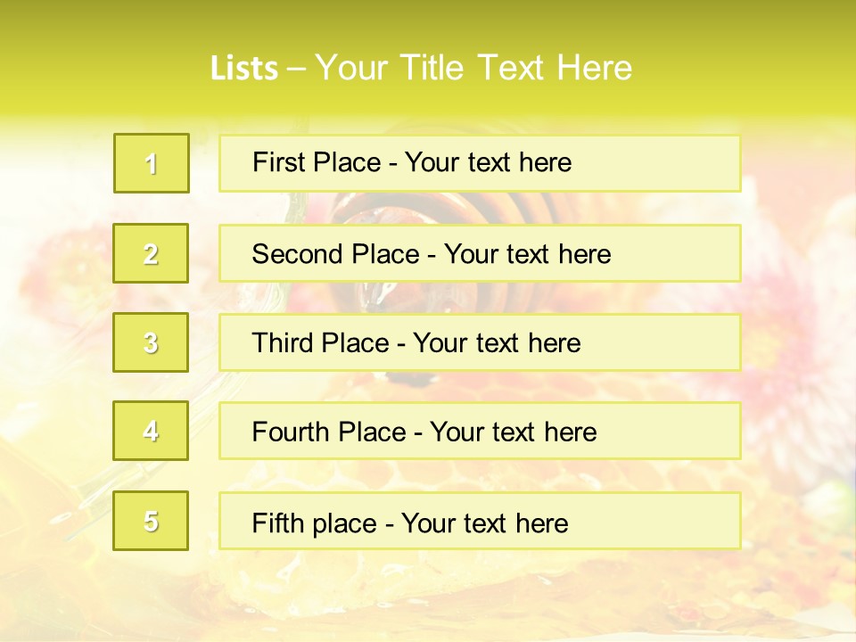 Pouring Nutrition Wax PowerPoint Template