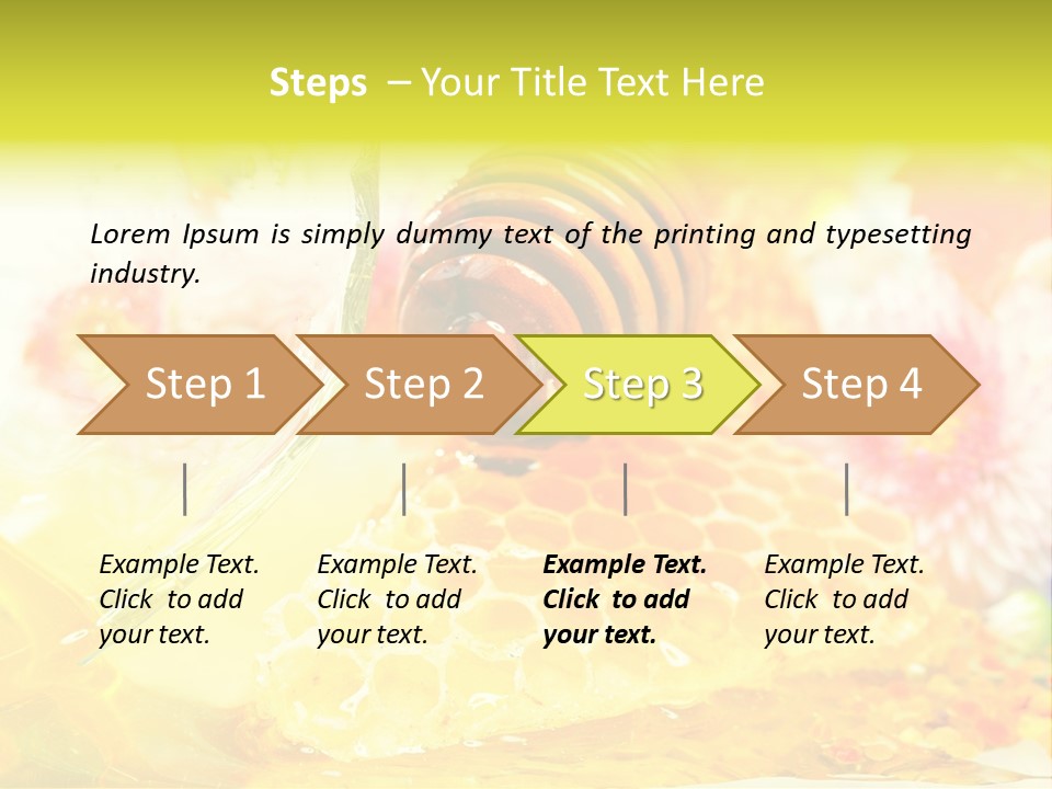 Pouring Nutrition Wax PowerPoint Template