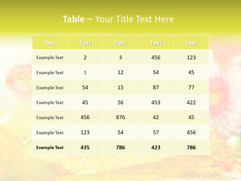 Pouring Nutrition Wax PowerPoint Template