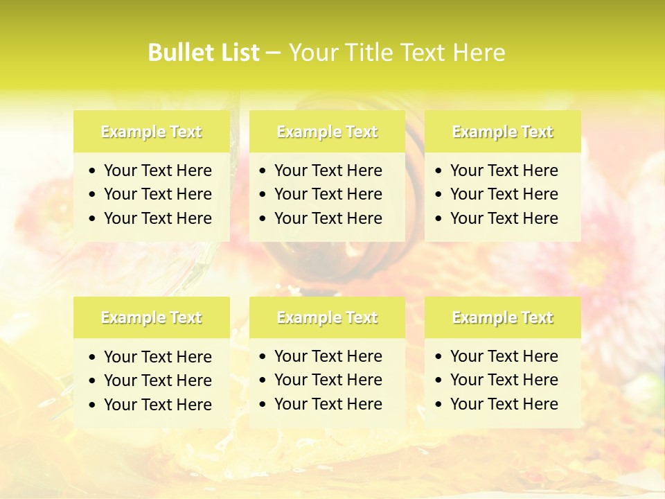 Pouring Nutrition Wax PowerPoint Template