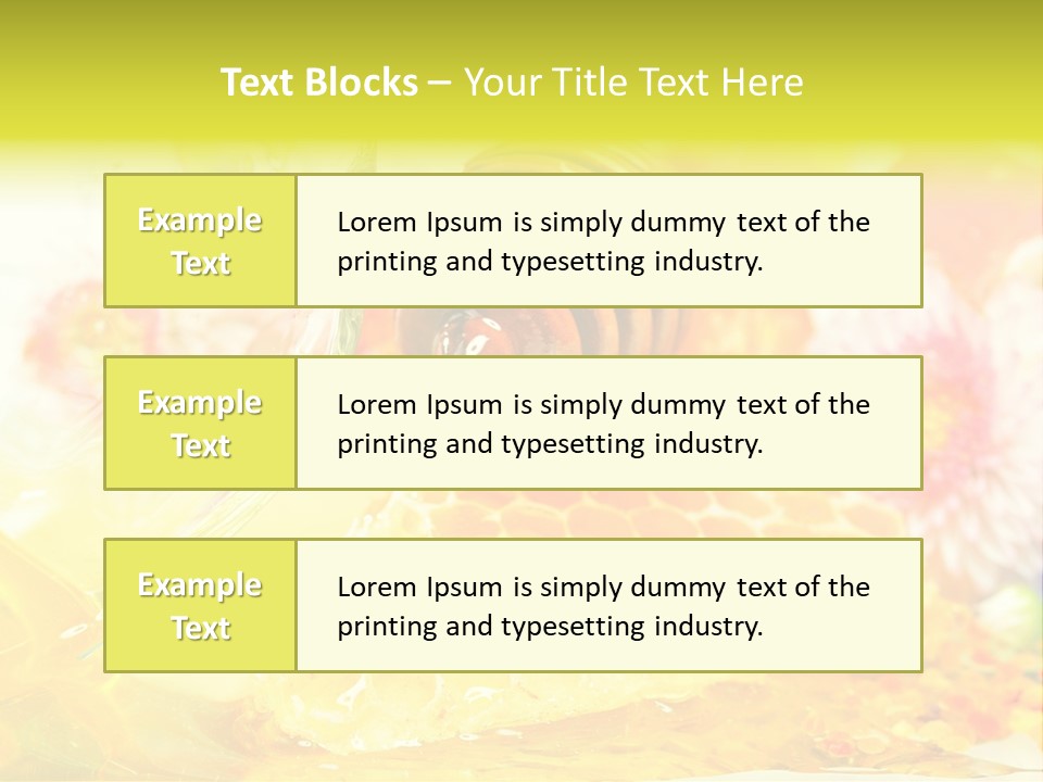 Pouring Nutrition Wax PowerPoint Template