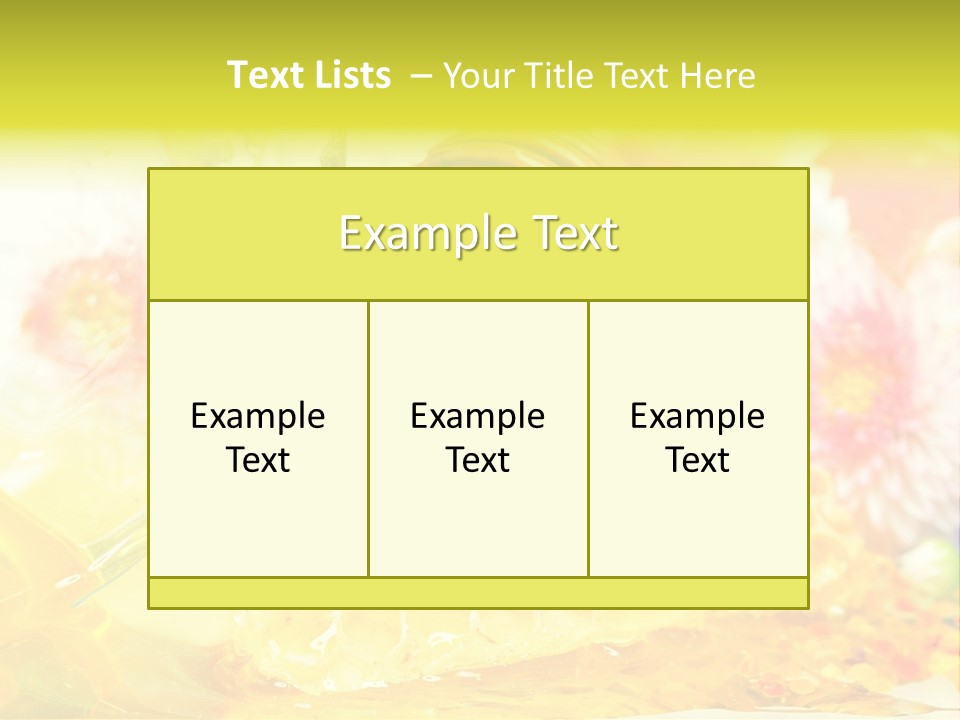 Pouring Nutrition Wax PowerPoint Template