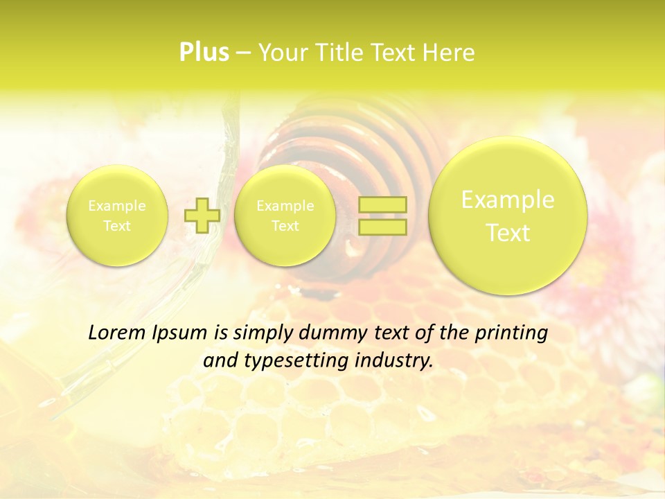 Pouring Nutrition Wax PowerPoint Template
