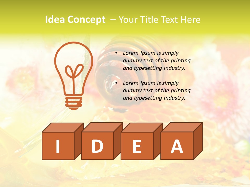 Pouring Nutrition Wax PowerPoint Template