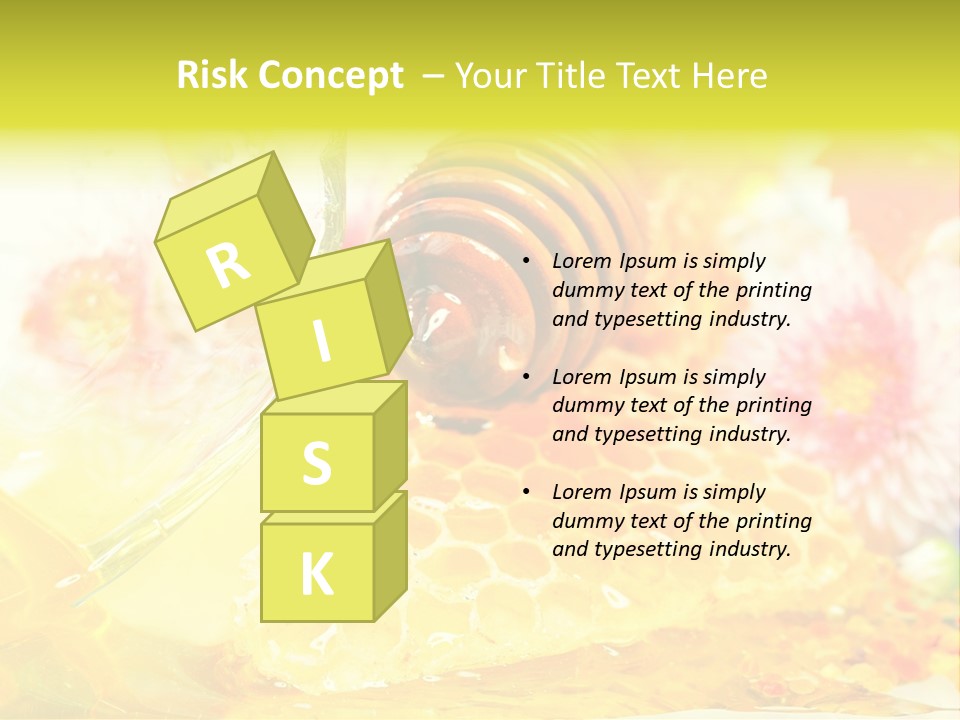 Pouring Nutrition Wax PowerPoint Template