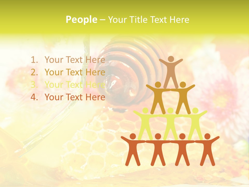 Pouring Nutrition Wax PowerPoint Template