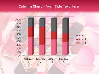 Pink Charm Lipstick PowerPoint Template