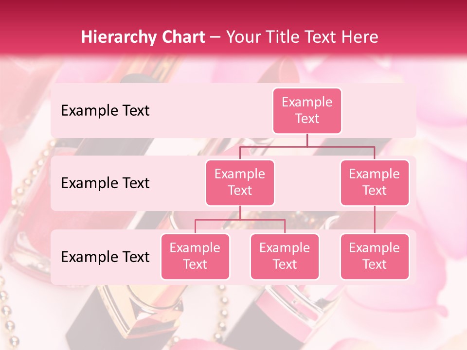 Pink Charm Lipstick PowerPoint Template