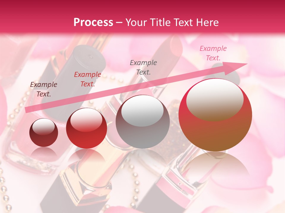 Pink Charm Lipstick PowerPoint Template