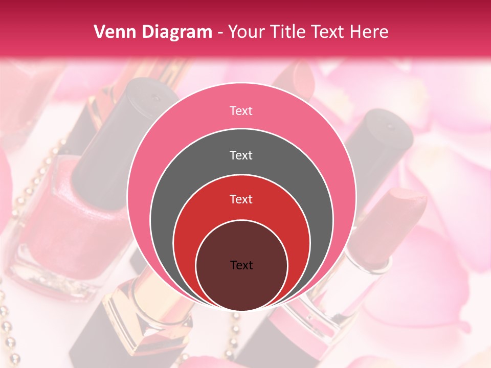 Pink Charm Lipstick PowerPoint Template