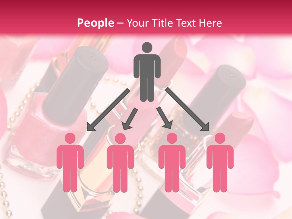 Pink Charm Lipstick PowerPoint Template
