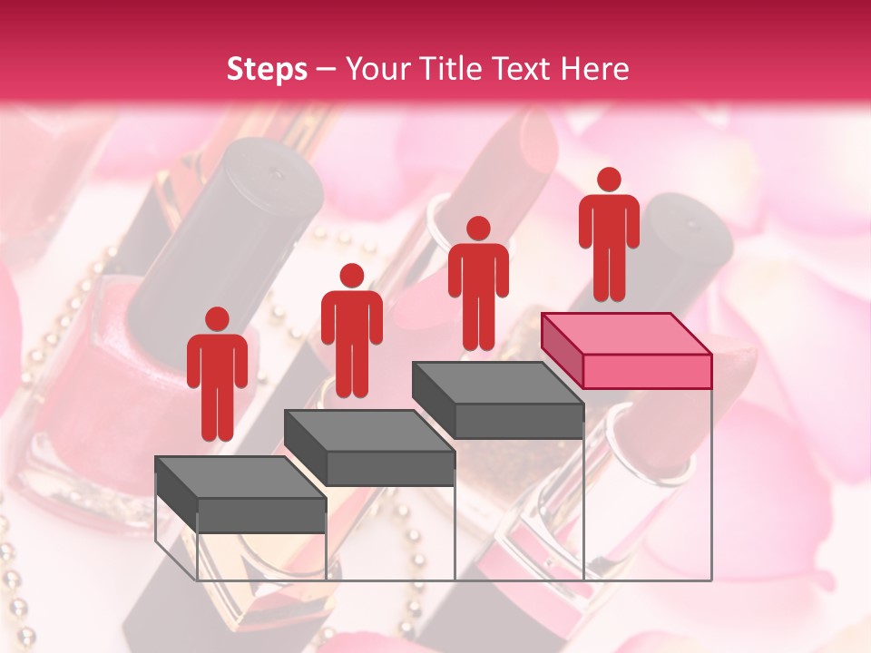 Pink Charm Lipstick PowerPoint Template
