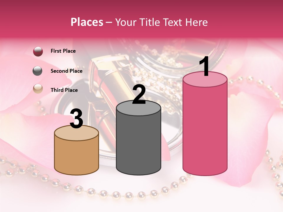 Beauty Lip Rose PowerPoint Template