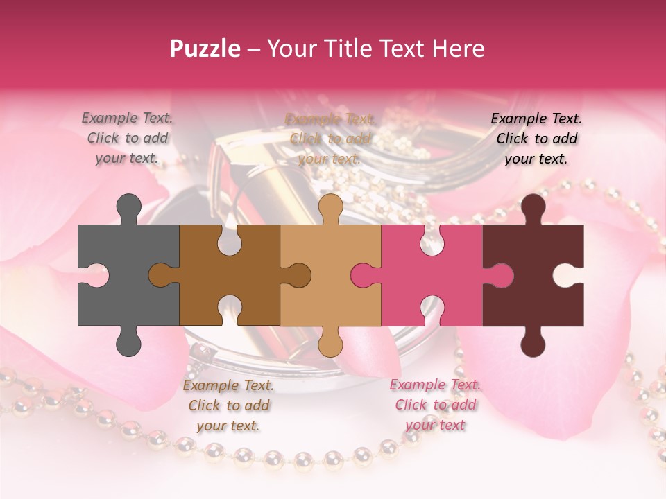 Beauty Lip Rose PowerPoint Template