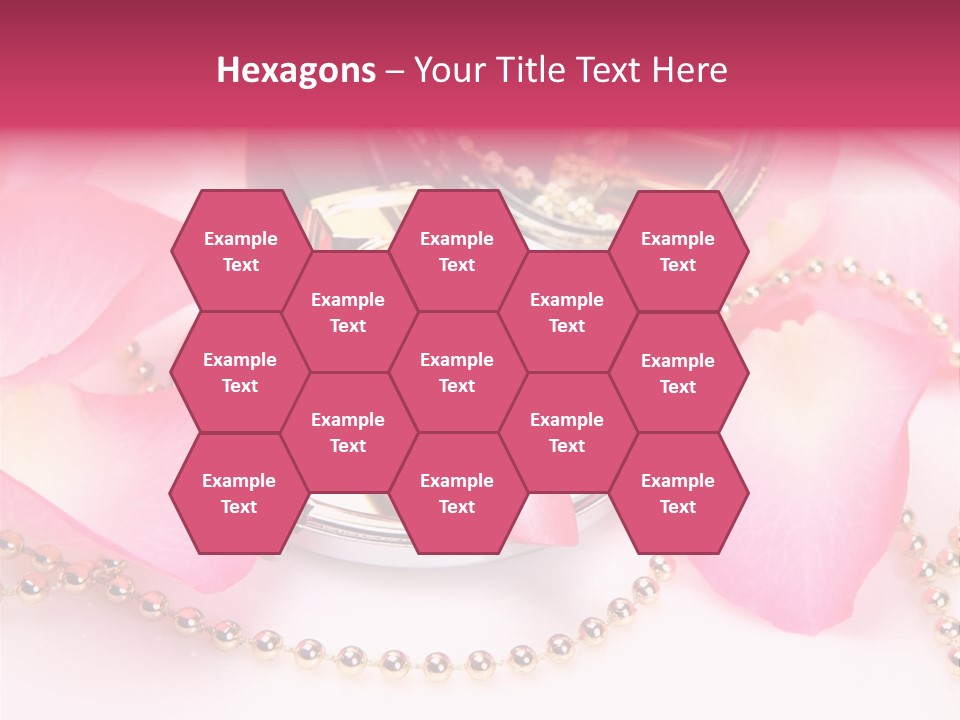 Beauty Lip Rose PowerPoint Template