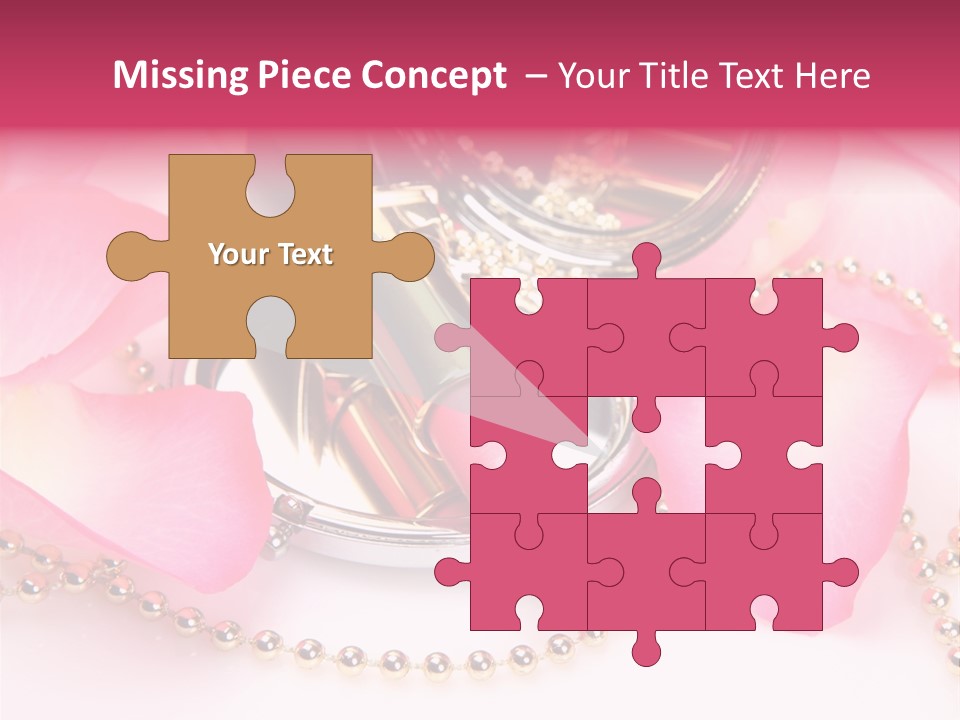 Beauty Lip Rose PowerPoint Template