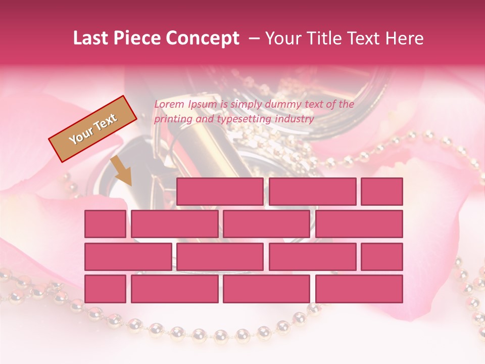 Beauty Lip Rose PowerPoint Template