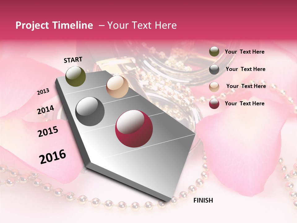 Beauty Lip Rose PowerPoint Template