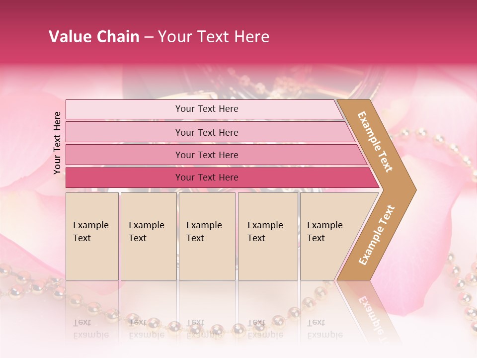 Beauty Lip Rose PowerPoint Template