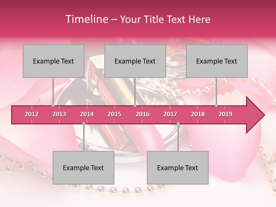 Beauty Lip Rose PowerPoint Template