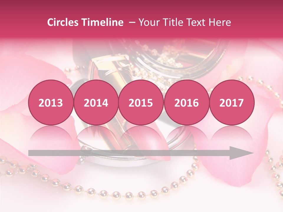 Beauty Lip Rose PowerPoint Template