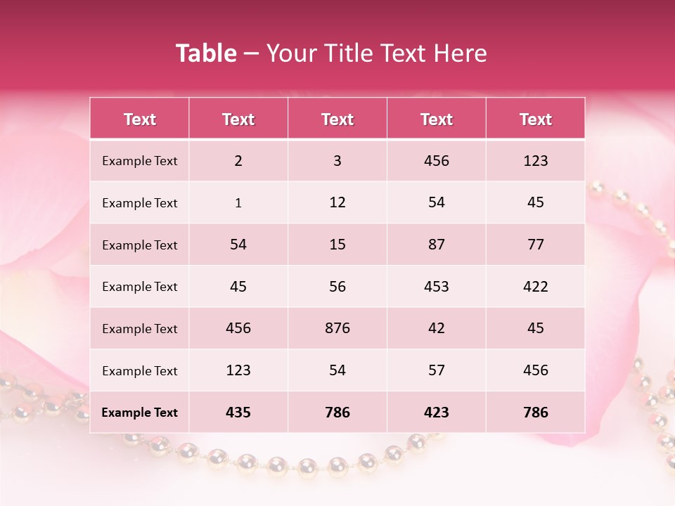 Beauty Lip Rose PowerPoint Template