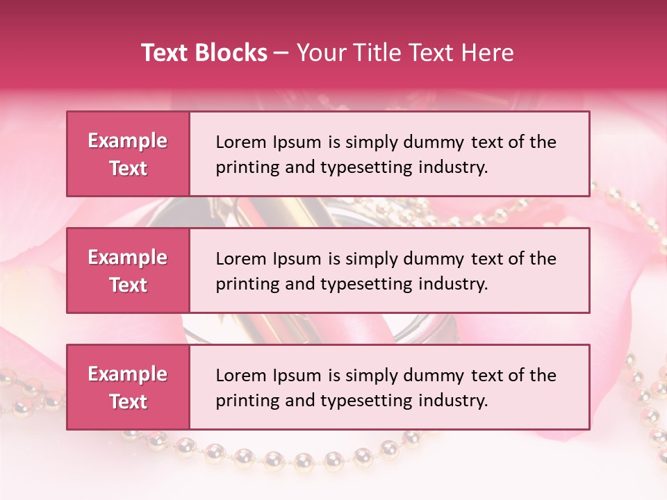 Beauty Lip Rose PowerPoint Template