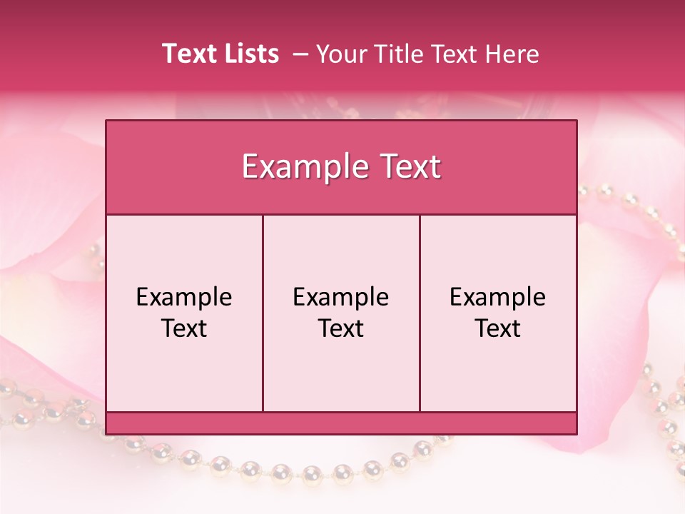 Beauty Lip Rose PowerPoint Template