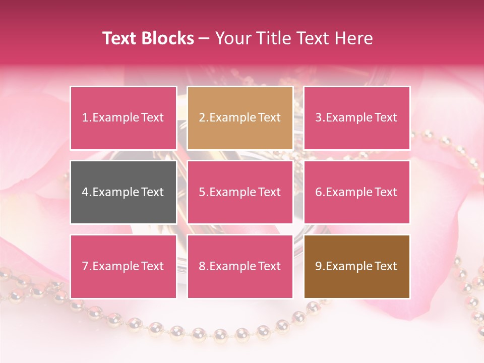 Beauty Lip Rose PowerPoint Template