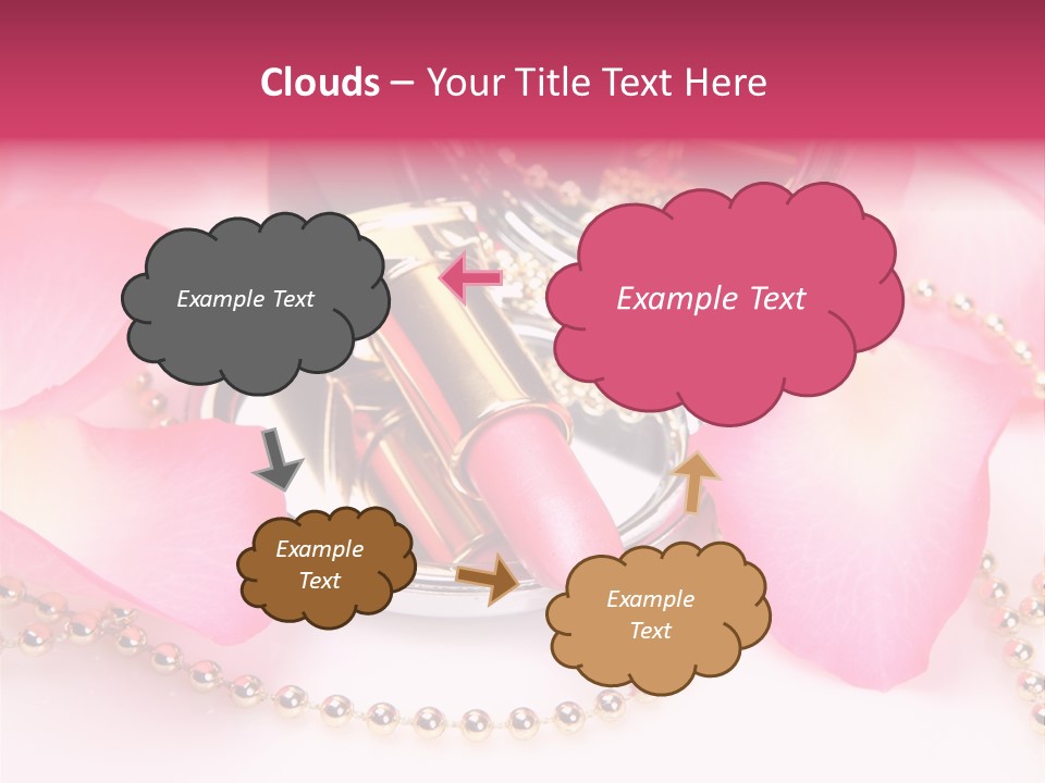 Beauty Lip Rose PowerPoint Template