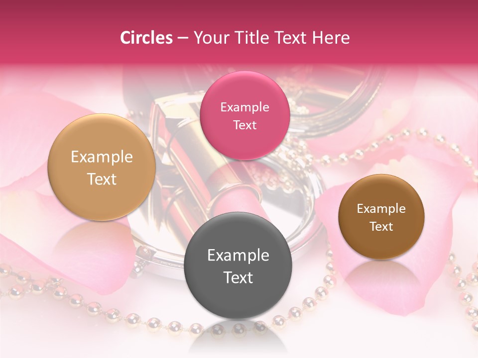 Beauty Lip Rose PowerPoint Template
