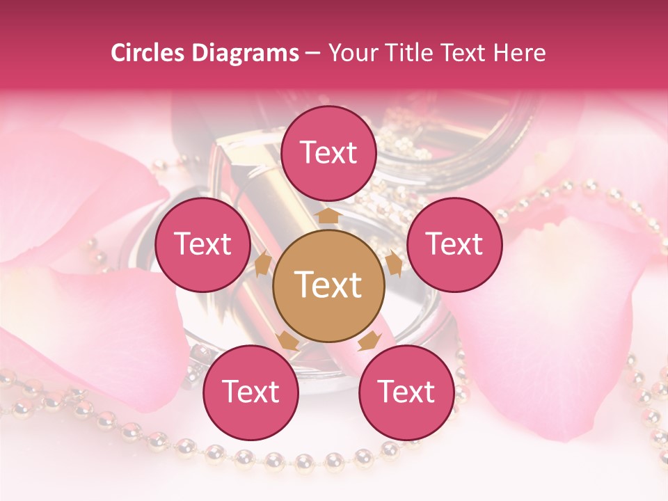 Beauty Lip Rose PowerPoint Template