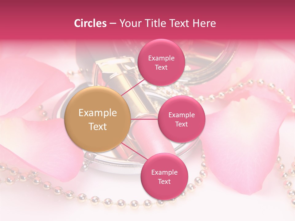 Beauty Lip Rose PowerPoint Template