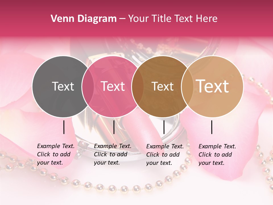 Beauty Lip Rose PowerPoint Template