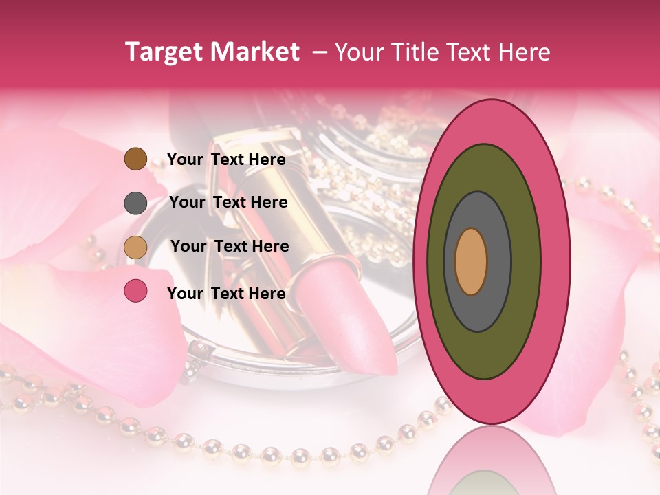 Beauty Lip Rose PowerPoint Template