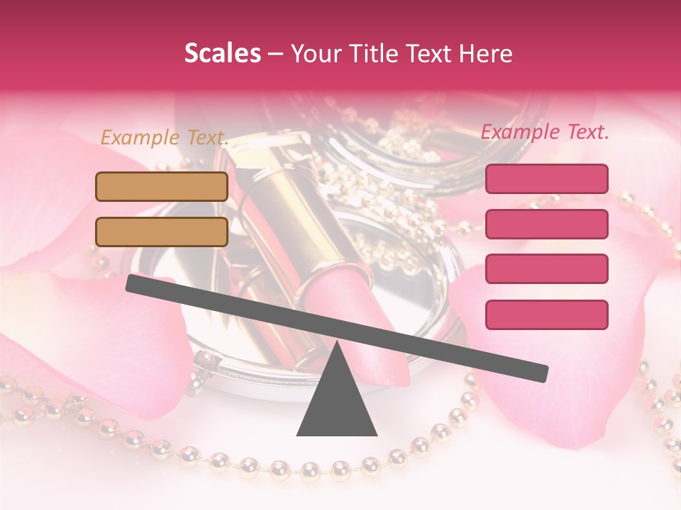 Beauty Lip Rose PowerPoint Template