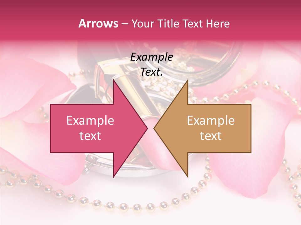 Beauty Lip Rose PowerPoint Template