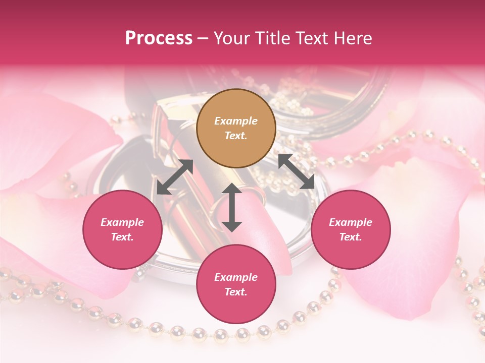 Beauty Lip Rose PowerPoint Template