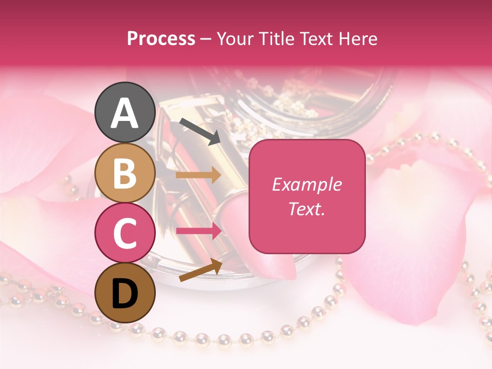 Beauty Lip Rose PowerPoint Template