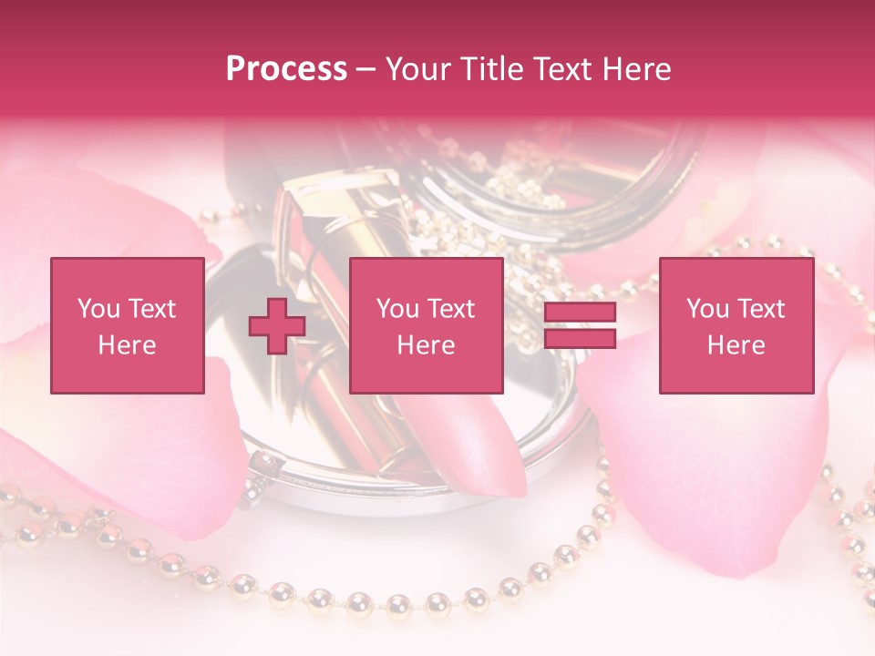 Beauty Lip Rose PowerPoint Template