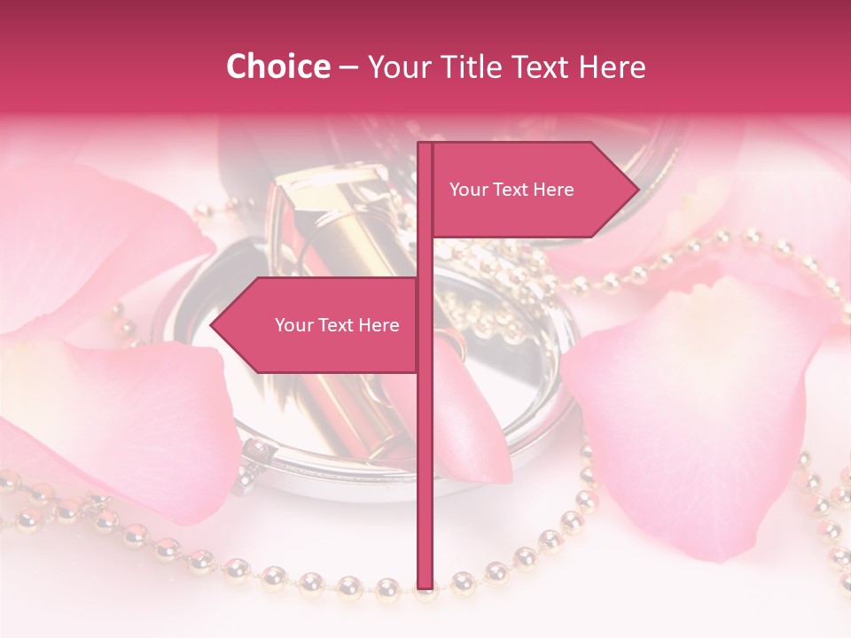 Beauty Lip Rose PowerPoint Template