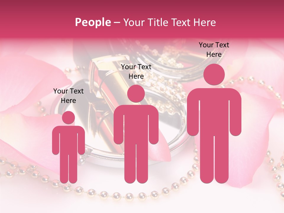 Beauty Lip Rose PowerPoint Template