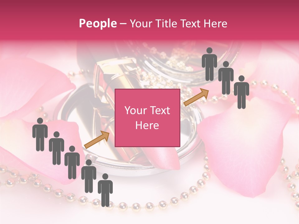 Beauty Lip Rose PowerPoint Template