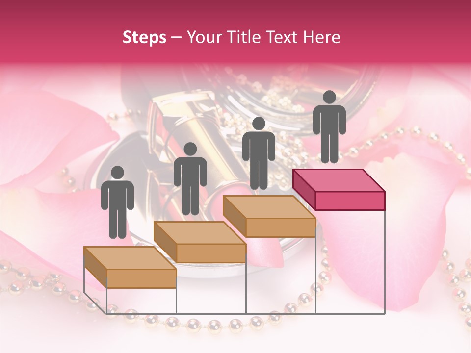 Beauty Lip Rose PowerPoint Template