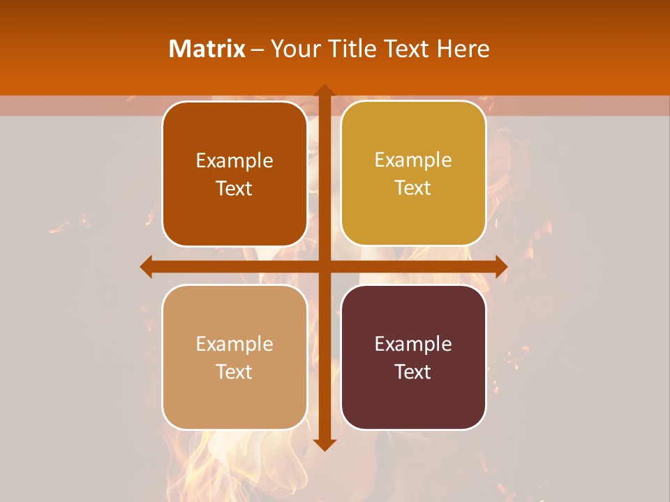 Person Female Underwear PowerPoint Template