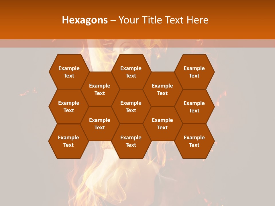 Person Female Underwear PowerPoint Template