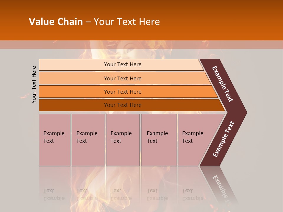 Person Female Underwear PowerPoint Template