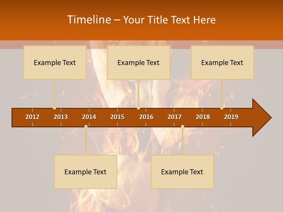 Person Female Underwear PowerPoint Template