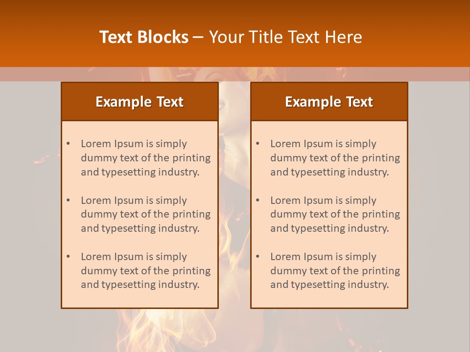 Person Female Underwear PowerPoint Template